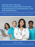 Critical-Care Nurses’ Perceived Leadership Practices, Organizational Commitment, and Job Satisfaction: An Empirical Analysis of a Non-Profit Healthcare