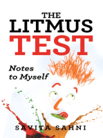 The Litmus Test: Notes to Myself