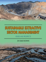 Sustainable Extractive Sector Management: Issues and Prospects