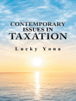 Contemporary Issues in Taxation