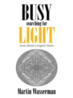 Busy Searching for Light: Some Modern English Tanka