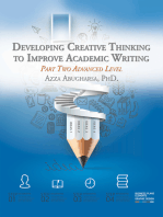 Developing Creative Thinking to Improve Academic Writing: Part Two Advanced Level