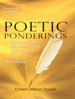 Poetic Ponderings: Extracting the Nutrients from Life's Lessons