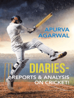 Diaries - Reports & Analysis on Cricket!