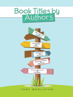 Book Titles by Authors