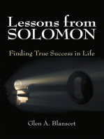 Lessons from Solomon