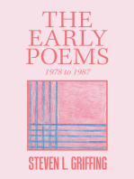 The Early Poems: 1978 to 1987