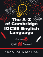 The A–Z of Cambridge Igcse English Language: For an A* by an A* Student