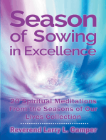 Season of Sowing in Excellence