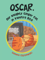 Oscar, Our Naughty Ginger Cat in Vampire Bite