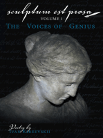 Sculptum Est Prosa (Volume 1): The Voices of Genius