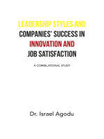 Leadership Styles and Companies’ Success in Innovation and Job Satisfaction: A Correlational Study