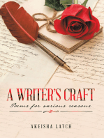 A Writer’s Craft: Poems for Various Reasons