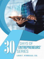 30 Days of Entrepreneurs’ Series