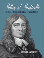 Milton at Monticello: Thomas Jefferson’s Reading of John Milton