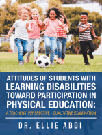 Attitudes of Students with Learning Disabilities Toward Participation in Physical Education: a Teachers’ Perspective - Qualitative Examination