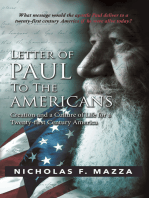 Letter of Paul to the Americans: Creation and a Culture of Life for a Twenty-First Century America