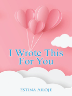 I Wrote This for You