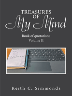 Treasures of My Mind: Book of Quotations  Volume Ii