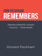 Don Peckham Remembers: Newfoundland’s Unique Humour – Anecdotes