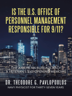 Is the U.S. Office of Personnel Management Responsible for 9/11?: The American Bureaucracy