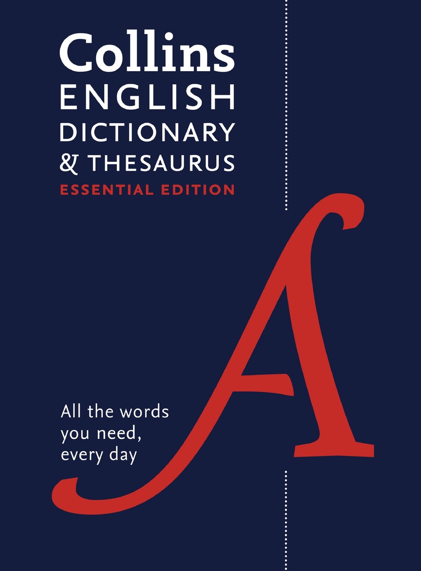 Read Collins English Dictionary And Thesaurus Essential Online By Collins Dictionaries Books