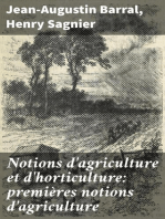 Notions d'agriculture et d'horticulture: premières notions d'agriculture