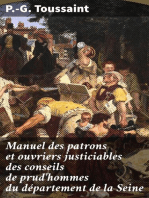 Manuel des patrons et ouvriers justiciables des conseils de prud'hommes du département de la Seine