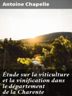 Étude sur la viticulture et la vinification dans le département de la Charente