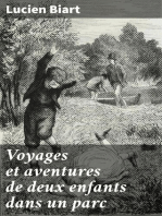 Voyages et aventures de deux enfants dans un parc