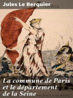 La commune de Paris et le département de la Seine