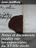 Notes et documents inédits sur les expositions du XVIIIe siècle