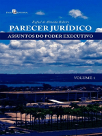 Parecer jurídico: Assuntos do poder executivo (Vol. 1)