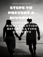 Steps to Prevent A Divorce