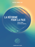 La réforme pour la paix: Rapport annuel 2021