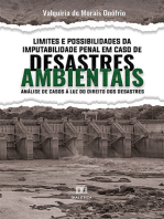 Limites e Possibilidades da Imputabilidade Penal em Caso de Desastres Ambientais: análise de casos à luz do Direito dos Desastres