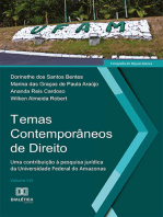 Temas Contemporâneos de Direito: uma contribuição à pesquisa jurídica da Universidade Federal do Amazonas - Volume VIII