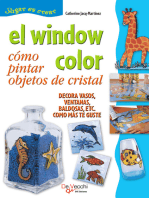 El window color. Cómo pintar objetos de cristal