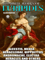 Complete Works of Euripides. Illustrated: Alcestis, Medea, Heracleidae, Hippolytus, Andromache, Electra, Heracles and others