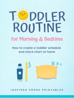Toddler Routine for Morning & Bedtime: How to Create a Toddler Schedule and Chore Chart at Home