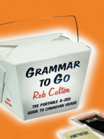 Grammar to Go: The Portable A - Zed Guide to Canadian Usage