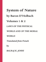 System of Nature. Volumes 1 & 2.