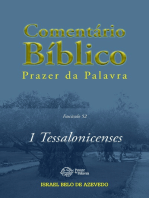 Comentário Bíblico Prazer da Palavra, fascículo 52 — 1 Tessalonicenses: 1 Tessalonicenses