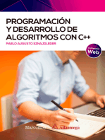 Programación y desarrollo de algoritmos con C++