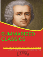 Jean Jacques Rousseau: Summarized Classics: SUMMARIZED CLASSICS