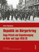 Republik im Bürgerkrieg: Kapp-Putsch und Gegenbewegung an Ruhr und Lippe 1919/20