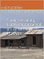 Surviving Government in a small town: Volume Two - Functions and Integrity: Surviving Government, #2