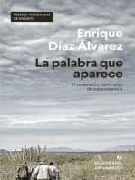 La palabra que aparece: El testimonio como acto de supervivencia