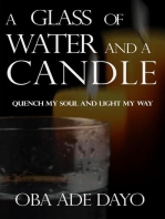 A Glass Of Water And A Candle
