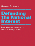 Defending the National Interest: Raw Materials Investments and U.S. Foreign Policy